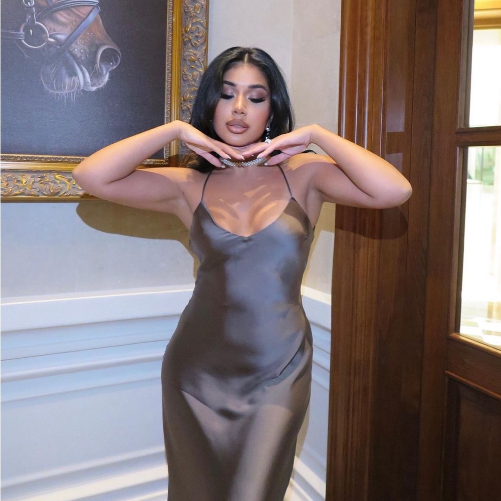 ZARA satin lingerie style dress - Picture 2 of 11